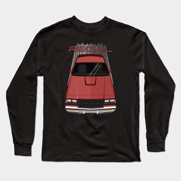 Buick Regal 1981-1987 - rosewood Long Sleeve T-Shirt by V8social